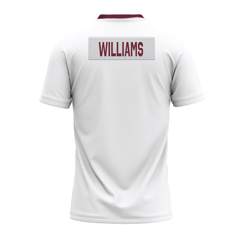 Mississippi State - NCAA Football : Amaree Williams - White Premium Football Jersey-1