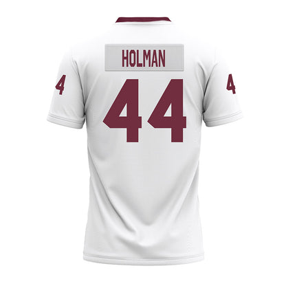 Mississippi State - NCAA Football : Gavin Holman - White Premium Football Jersey-1