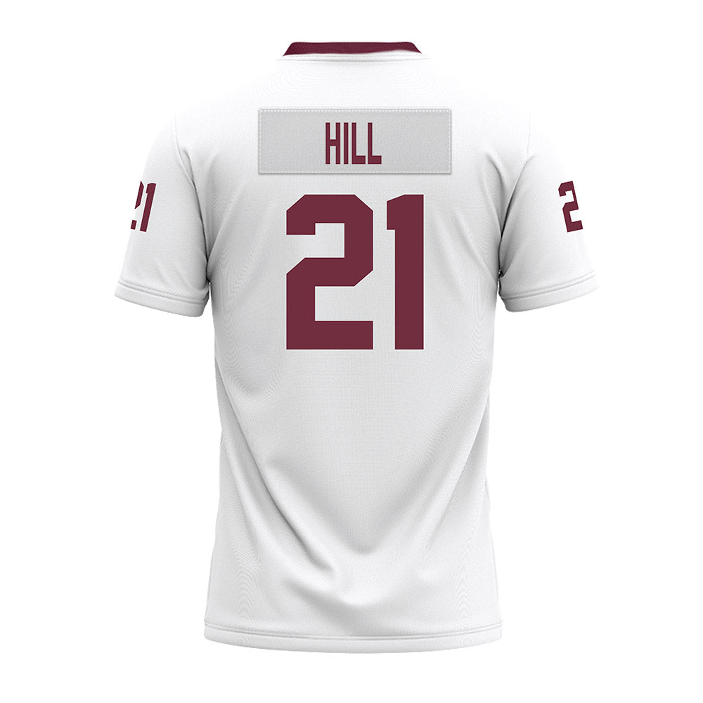 Mississippi State - NCAA Football : J.J. Hill - White Premium Football Jersey-1