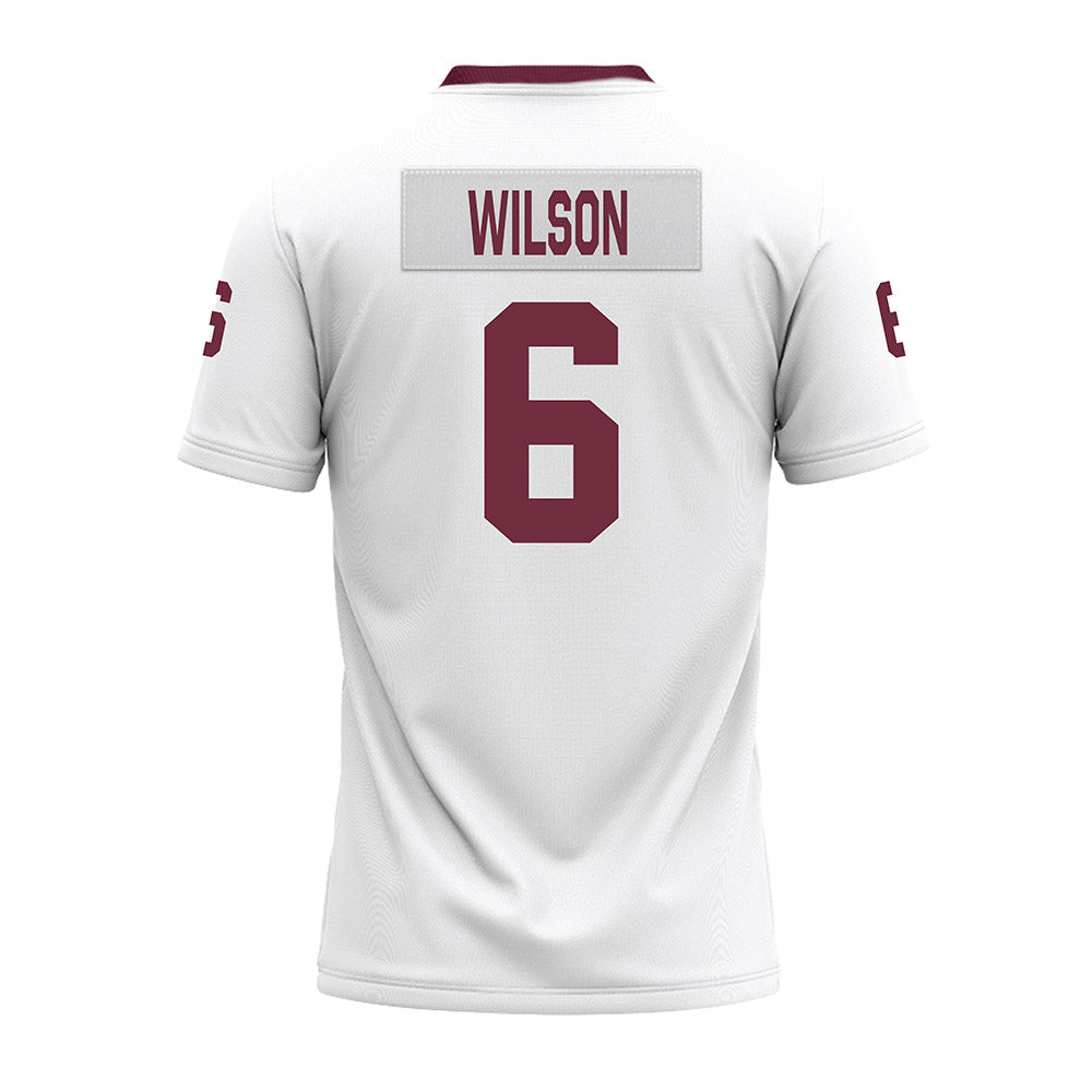 Mississippi State - NCAA Football : Kolin Wilson - White Premium Football Jersey-1