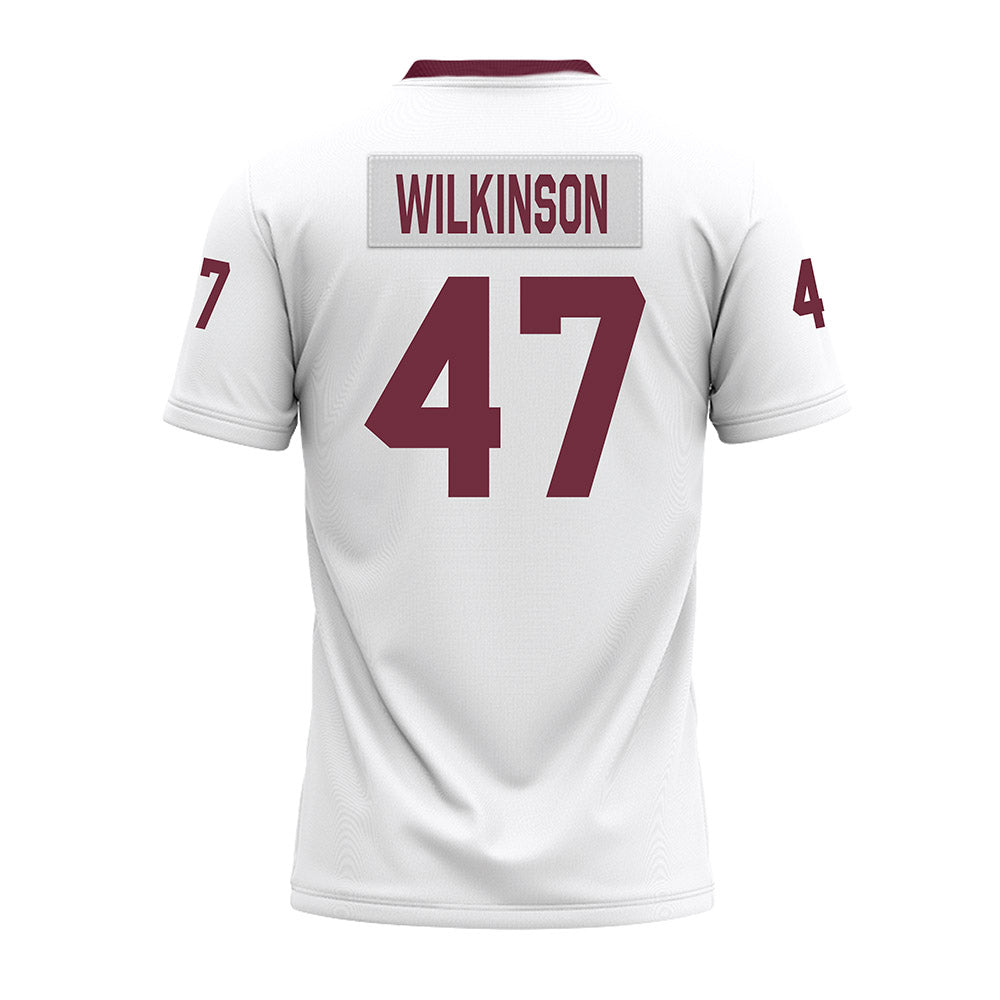 Mississippi State - NCAA Football : William Wilkinson - White Premium Football Jersey-1