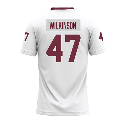 Mississippi State - NCAA Football : William Wilkinson - White Premium Football Jersey-1