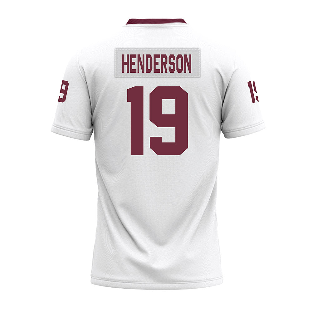 Mississippi State - NCAA Football : Keymian Henderson - White Premium Football Jersey-1