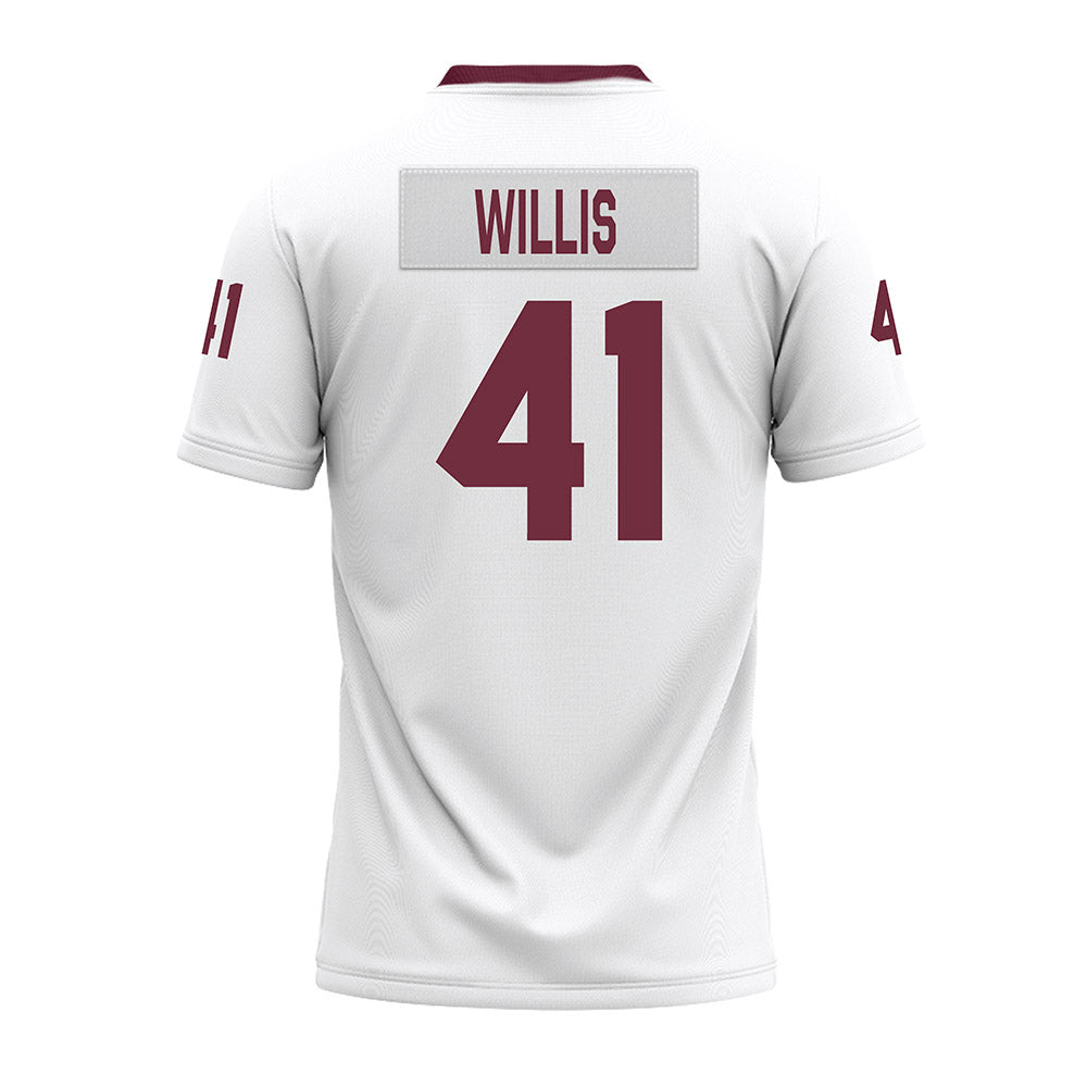 Mississippi State - NCAA Football : Tyshun Willis - White Premium Football Jersey-1
