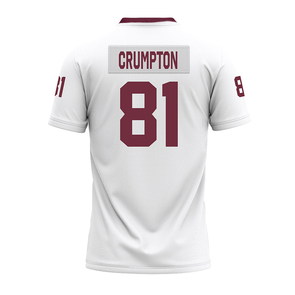 Mississippi State - NCAA Football : Zion Crumpton - White Premium Football Jersey-1