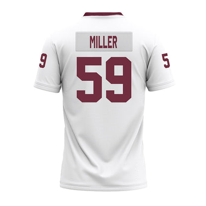 Mississippi State - NCAA Football : Tyler Miller - White Premium Football Jersey-1