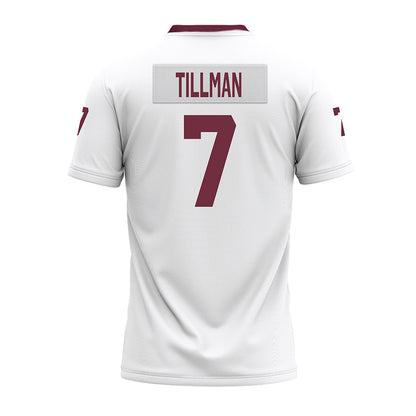 Mississippi State - NCAA Football : Zakari Tillman - White Premium Football Jersey-1