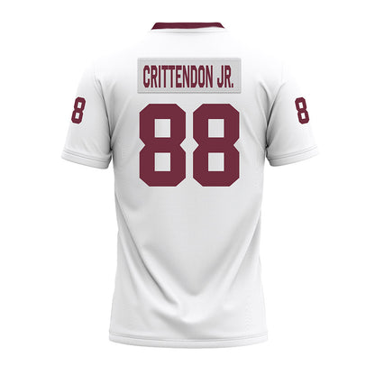 Mississippi State - NCAA Football : Tico Crittendon Jr. - White Premium Football Jersey-1