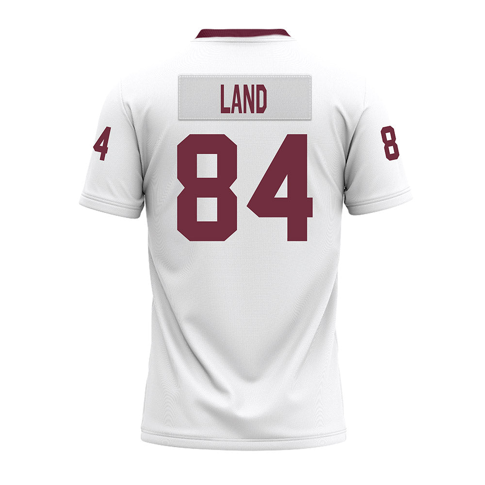 Mississippi State - NCAA Football : Adam Land - White Premium Football Jersey-1