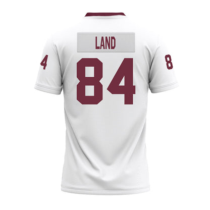 Mississippi State - NCAA Football : Adam Land - White Premium Football Jersey-1