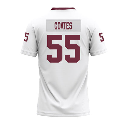 Mississippi State - NCAA Football : Colin Coates - White Premium Football Jersey-1