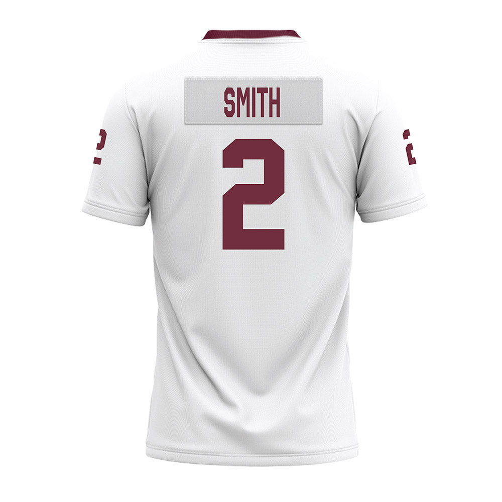 Mississippi State - NCAA Football : Isaac Smith - White Premium Football Jersey-1