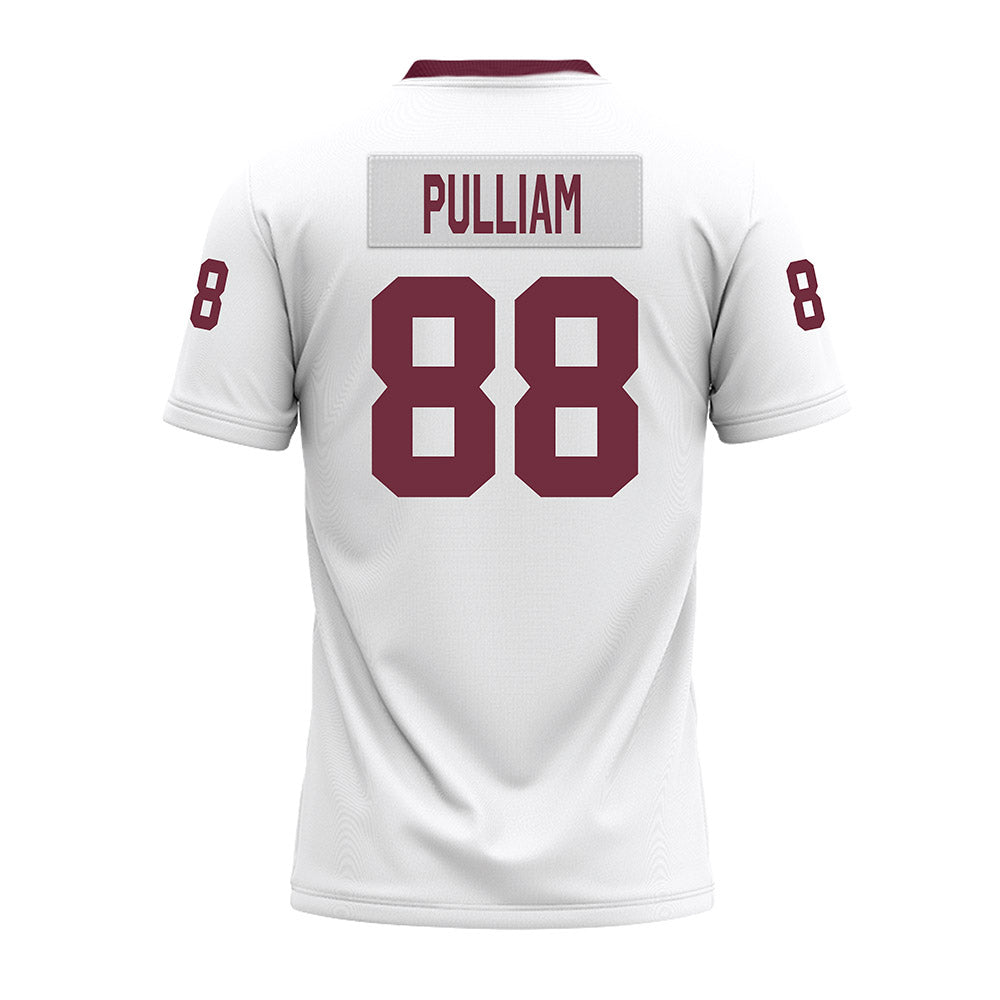 Mississippi State - NCAA Football : Ethan Pulliam - White Premium Football Jersey-1