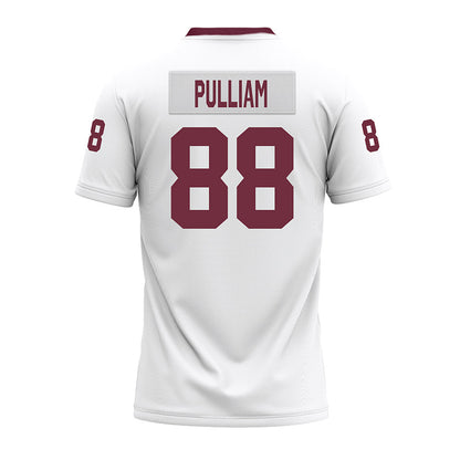 Mississippi State - NCAA Football : Ethan Pulliam - White Premium Football Jersey-1