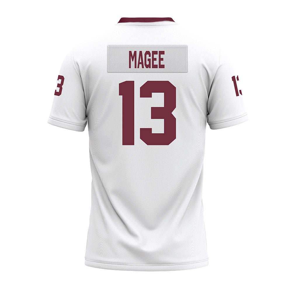 Mississippi State - NCAA Football : Sanfrisco Magee - White Premium Football Jersey-1