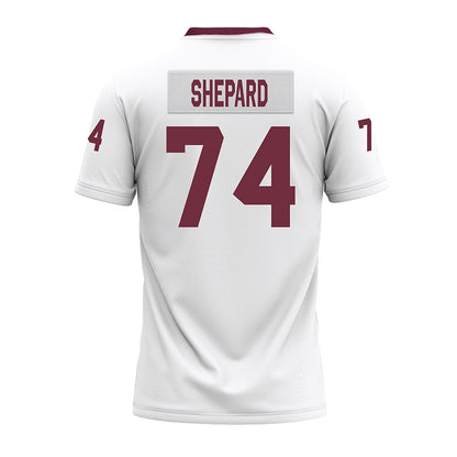Mississippi State - NCAA Football : Kison Shepard - White Premium Football Jersey-1