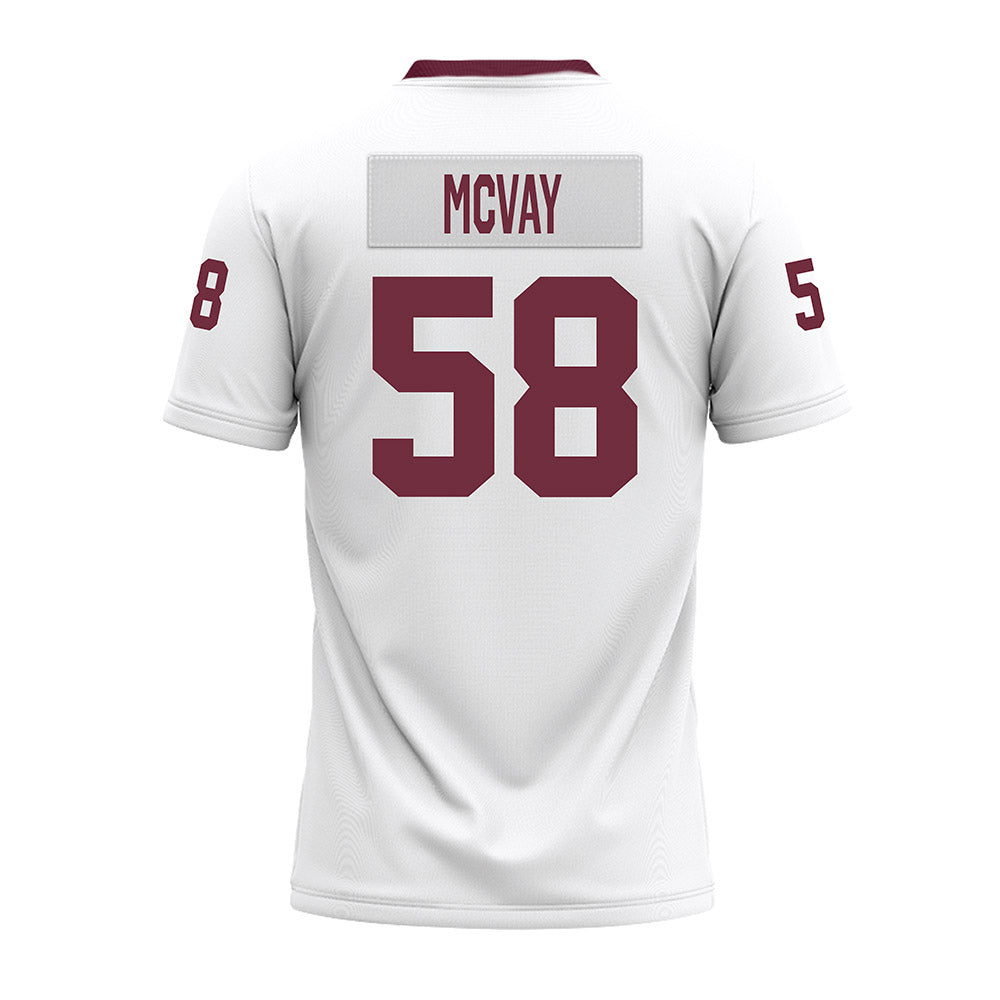 Mississippi State - NCAA Football : Miles Mcvay - White Premium Football Jersey-1