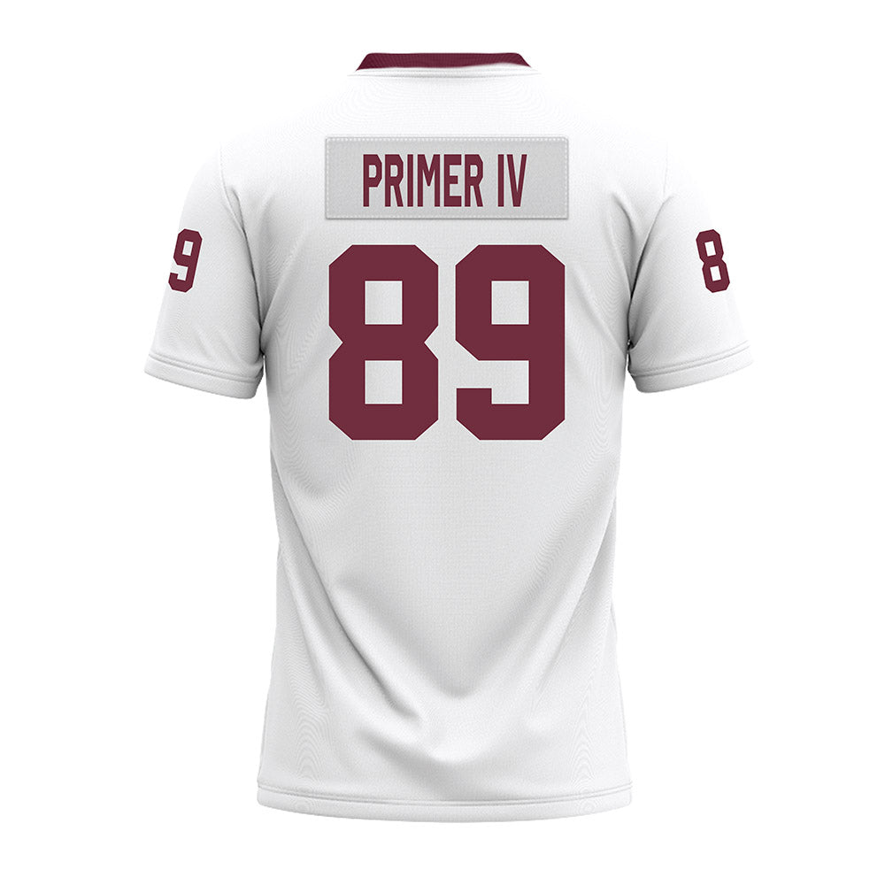 Mississippi State - NCAA Football : Jessie Primer IV - White Premium Football Jersey-1