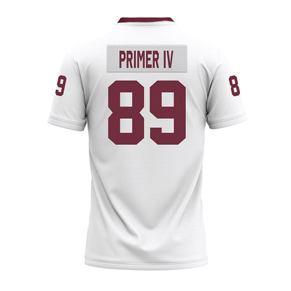 Mississippi State - NCAA Football : Jessie Primer IV - White Premium Football Jersey-1