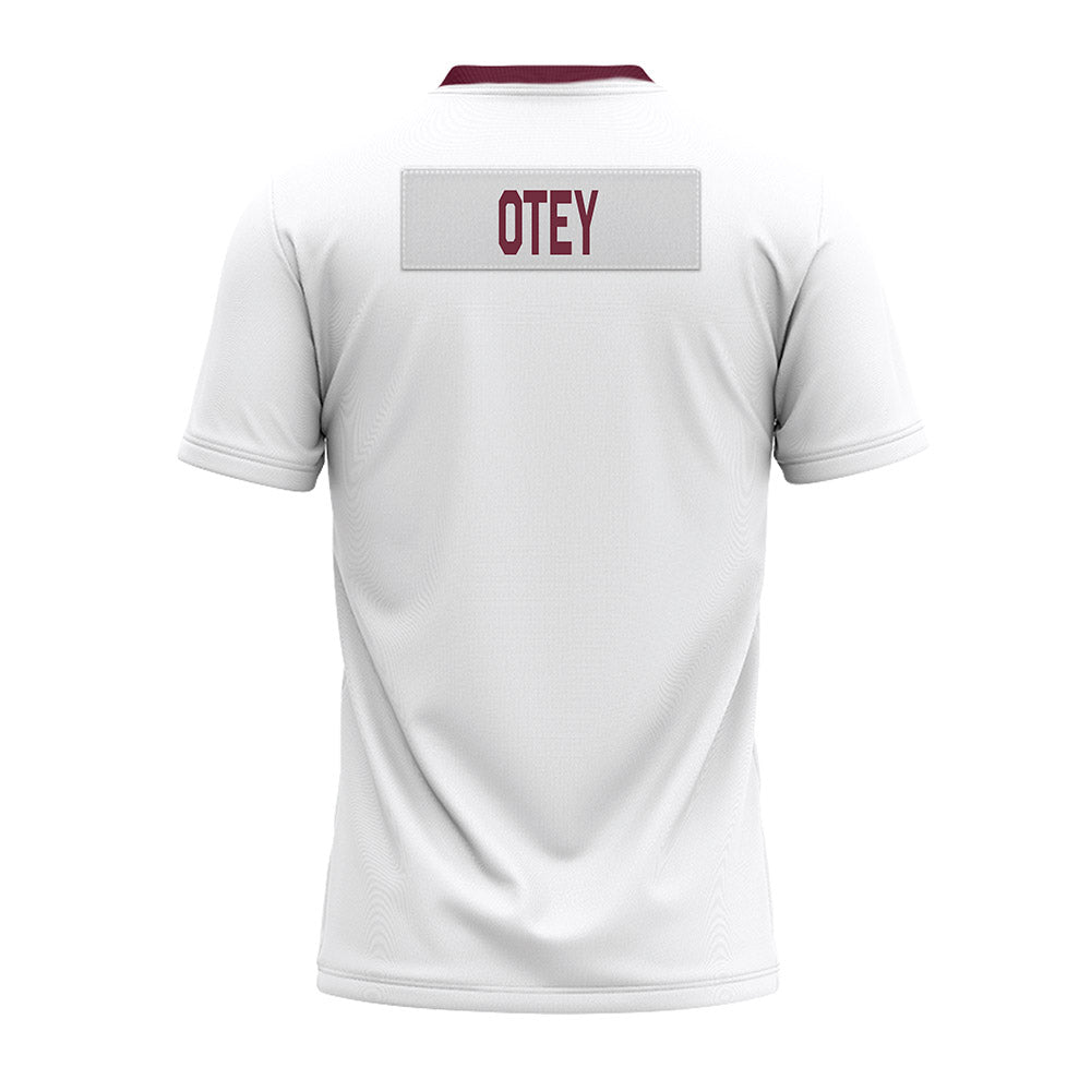 Mississippi State - NCAA Football : Dreien Otey - White Premium Football Jersey-1