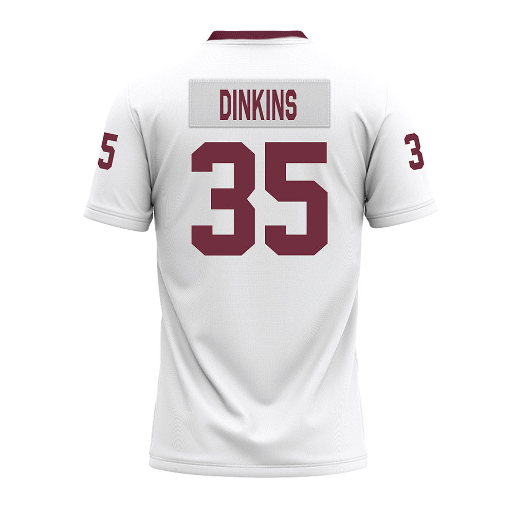 Mississippi State - NCAA Football : Kalvin Dinkins - White Premium Football Jersey-1