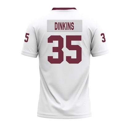 Mississippi State - NCAA Football : Kalvin Dinkins - White Premium Football Jersey-1