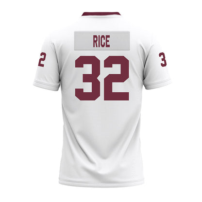 Mississippi State - NCAA Football : AJ Rice - White Premium Football Jersey-1