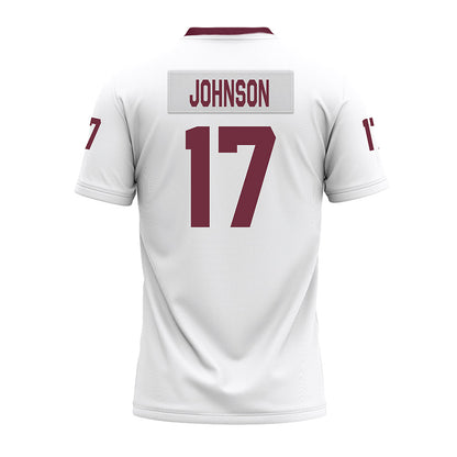 Mississippi State - NCAA Football : Kyle Johnson - White Premium Football Jersey-1