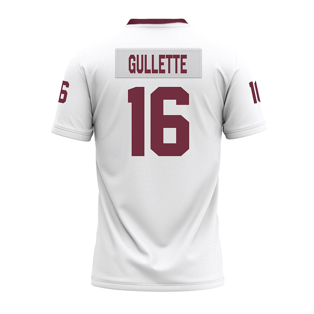 Mississippi State - NCAA Football : Derion Gullette - White Premium Football Jersey-1