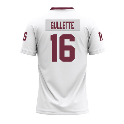 Mississippi State - NCAA Football : Derion Gullette - White Premium Football Jersey-1