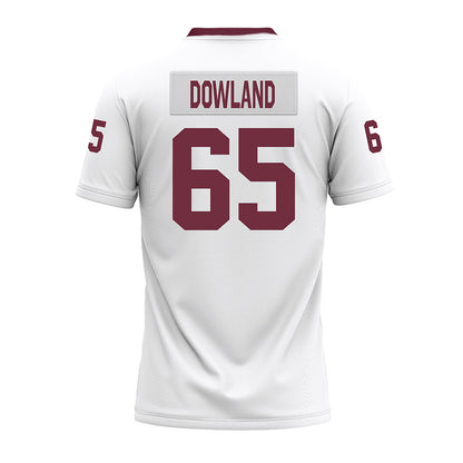 Mississippi State - NCAA Football : Spencer Dowland - White Premium Football Jersey-1