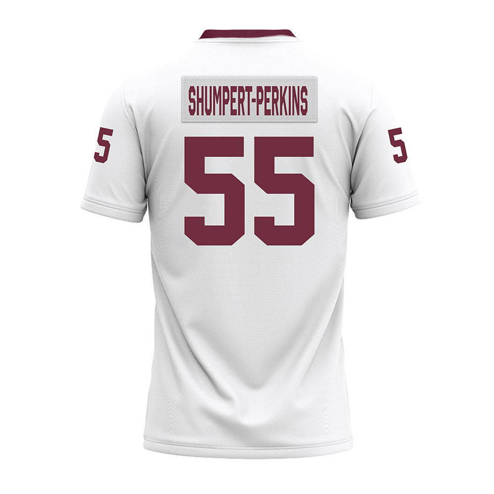 Mississippi State - NCAA Football : Jakheem Shumpert-Perkins - White Premium Football Jersey-1