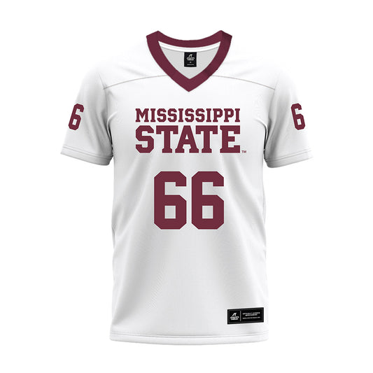 Mississippi State - NCAA Football : Jaelyne Matthews - White Premium Football Jersey-0
