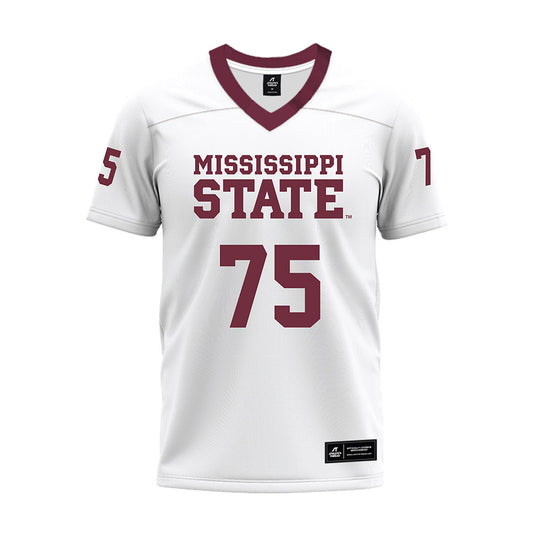 Mississippi State - NCAA Football : Isaiah Dent - White Premium Football Jersey-0