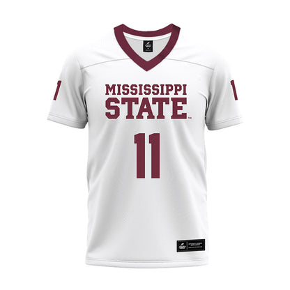 Mississippi State - NCAA Football : Ayden Williams - White Premium Football Jersey-0