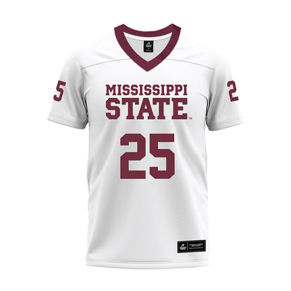 Mississippi State - NCAA Football : Cooper Crosby - White Premium Football Jersey-0