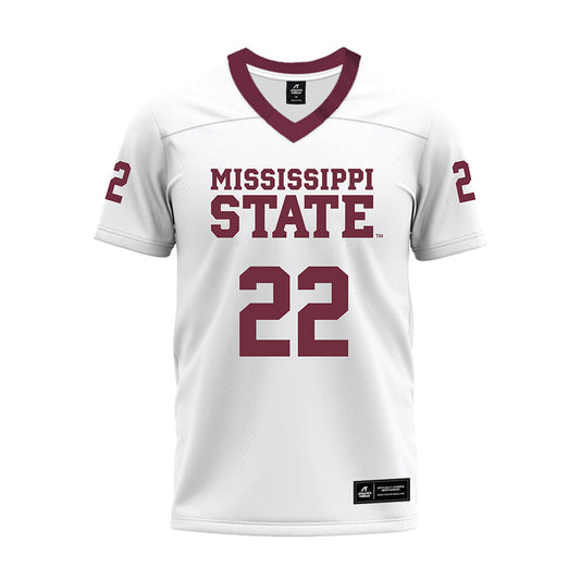 Mississippi State - NCAA Football : Xavier Gayten - White Premium Football Jersey-0