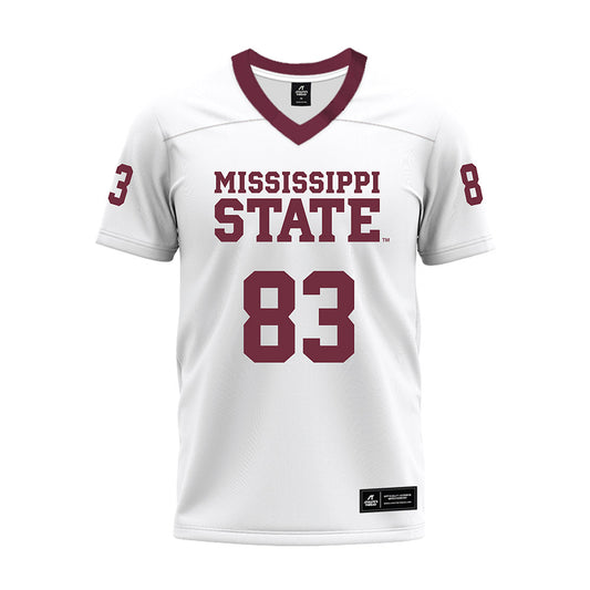 Mississippi State - NCAA Football : Oisin Flynn - White Premium Football Jersey-0