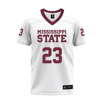 Mississippi State - NCAA Football : Trevion Williams - White Premium Football Jersey-0