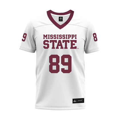 Mississippi State - NCAA Football : Jessie Primer IV - White Premium Football Jersey-0