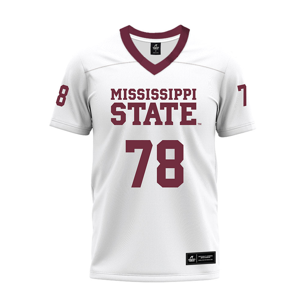 Mississippi State - NCAA Football : Dj Chester - White Premium Football Jersey-0