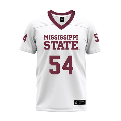 Mississippi State - NCAA Football : Blake Steen - White Premium Football Jersey-0