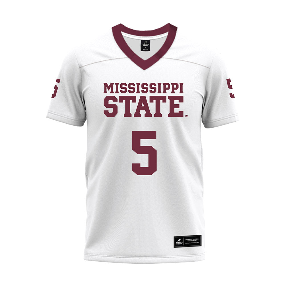 Mississippi State - NCAA Football : Xavier Gayten - White Premium Football Jersey-0