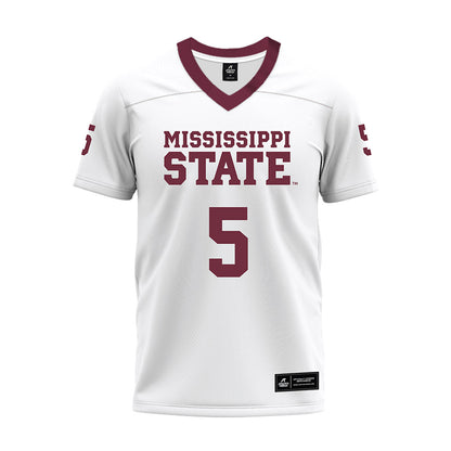 Mississippi State - NCAA Football : Xavier Gayten - White Premium Football Jersey-0