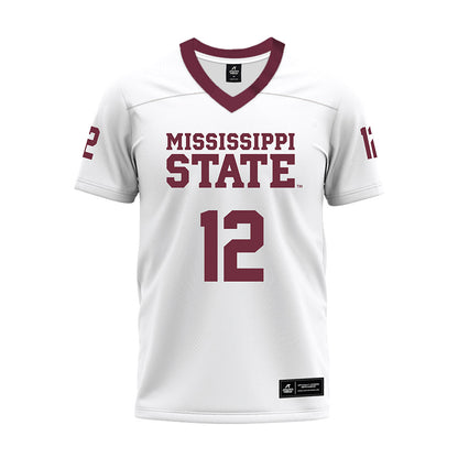 Mississippi State - NCAA Football : Jabryis Stewart - White Premium Football Jersey-0