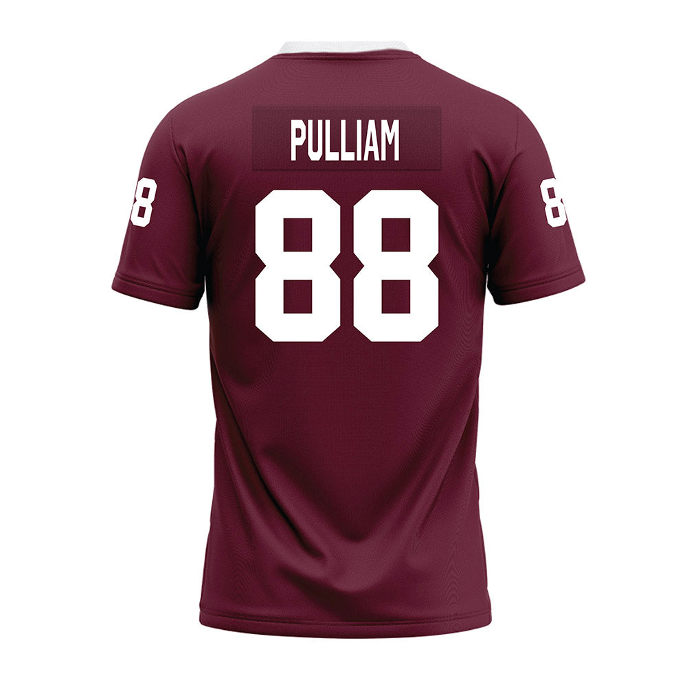 Mississippi State - NCAA Football : Ethan Pulliam - Maroon Premium Football Jersey-1