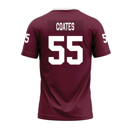 Mississippi State - NCAA Football : Colin Coates - Maroon Premium Football Jersey-1