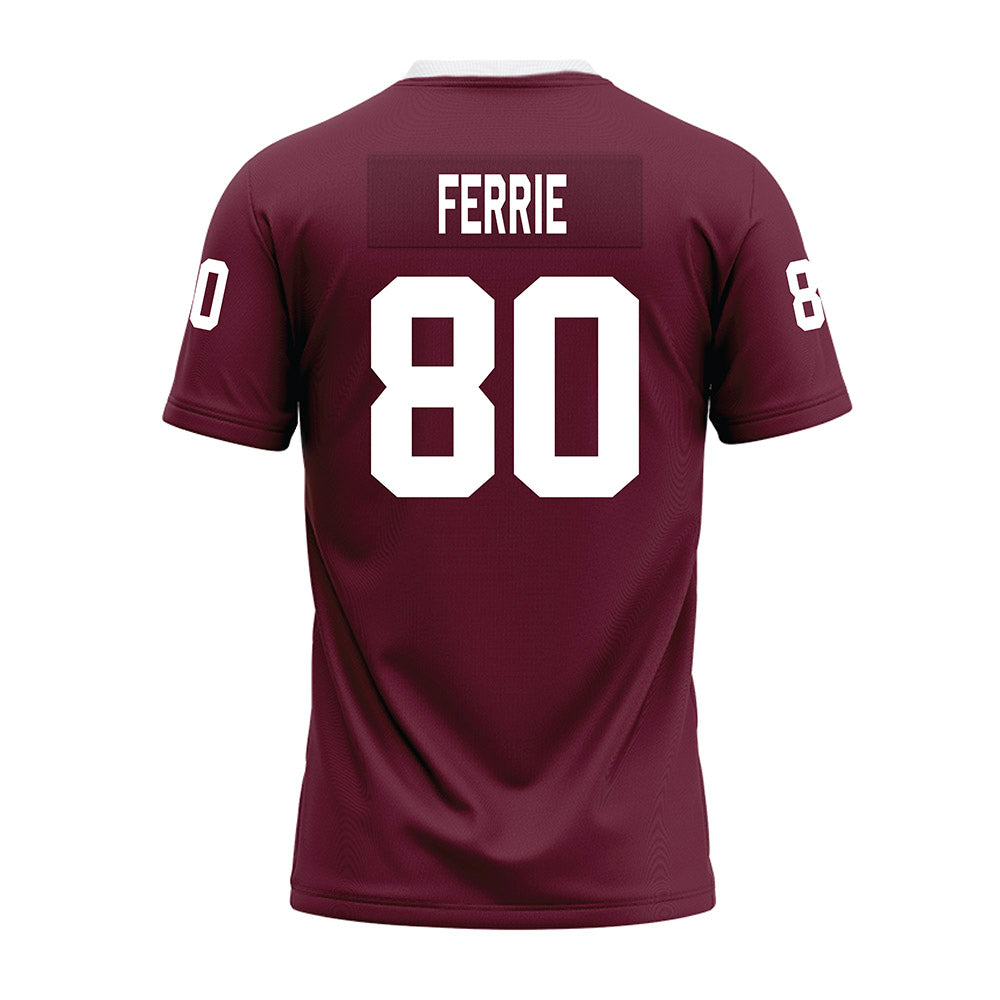 Mississippi State - NCAA Football : Kyle Ferrie - Maroon Premium Football Jersey-1