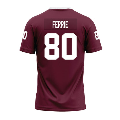 Mississippi State - NCAA Football : Kyle Ferrie - Maroon Premium Football Jersey-1