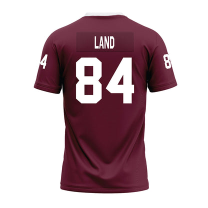 Mississippi State - NCAA Football : Adam Land - Maroon Premium Football Jersey-1